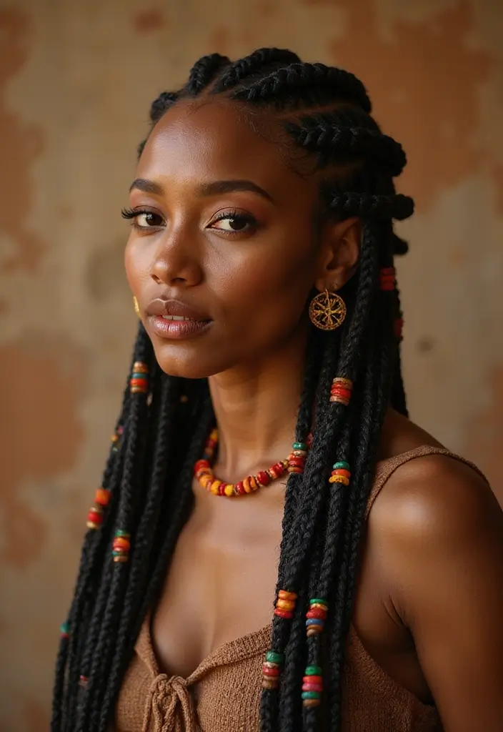25 Cornrow Braids Styles That Will Instantly Elevate Your Look - 10. Tribal Cornrows