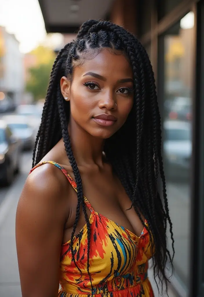25 Cornrow Braids Styles That Will Instantly Elevate Your Look - 21. Cornrows with a Twist