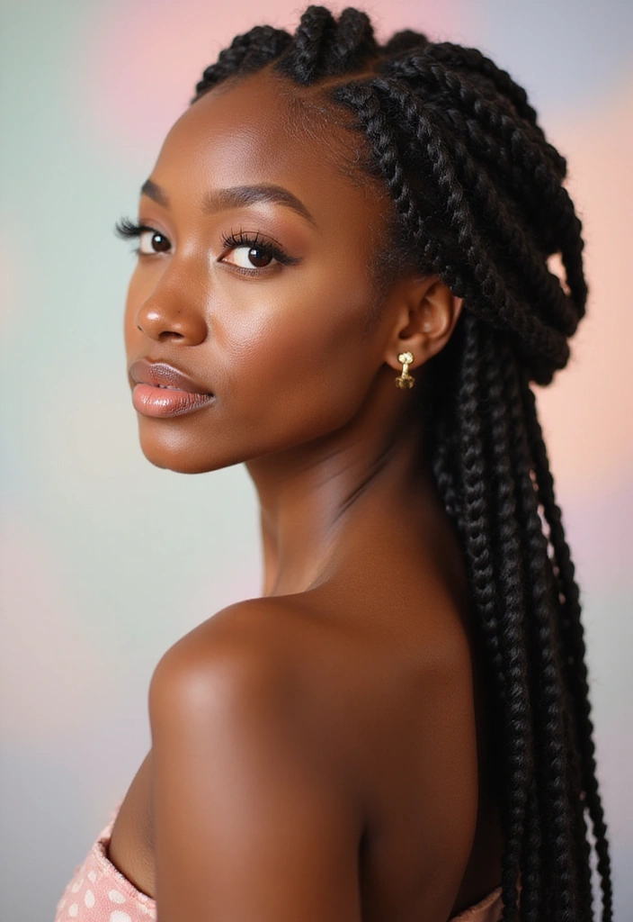 25 Cornrow Braids Styles That Will Instantly Elevate Your Look - 8. Side-Swept Cornrows