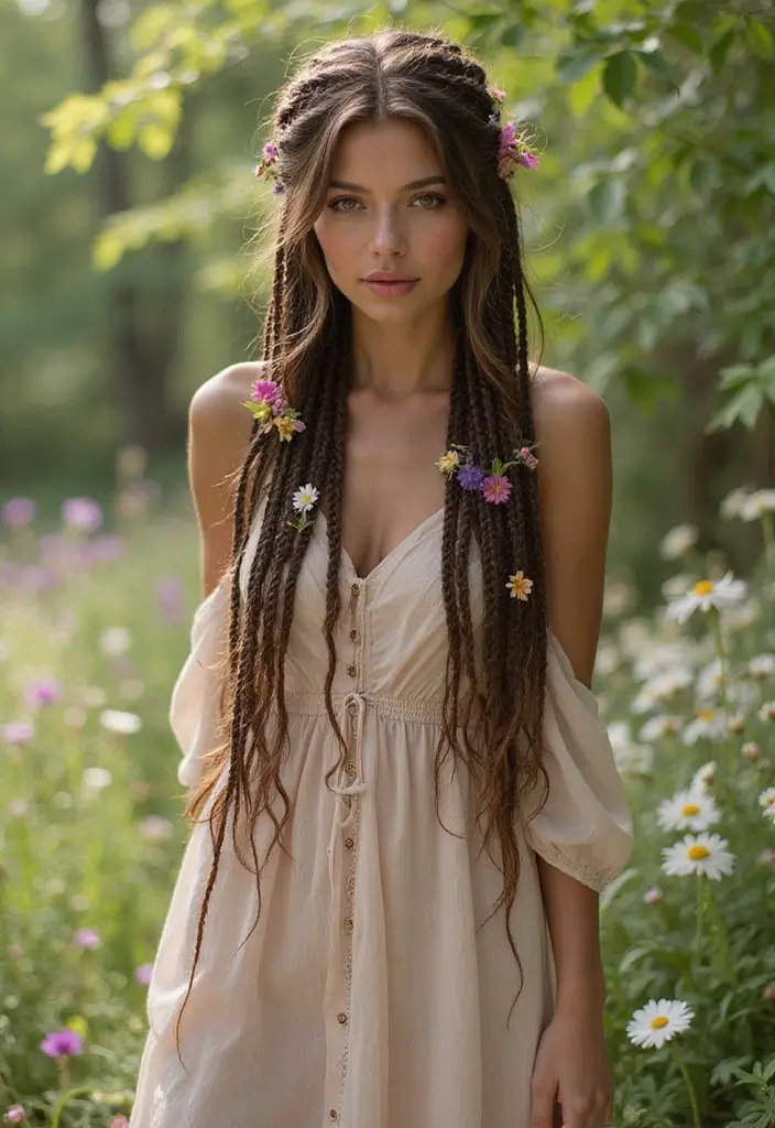 Trending Now: 35 Goddess Braids Styles Everyone’s Obsessed With - 10. Halo Goddess Braids