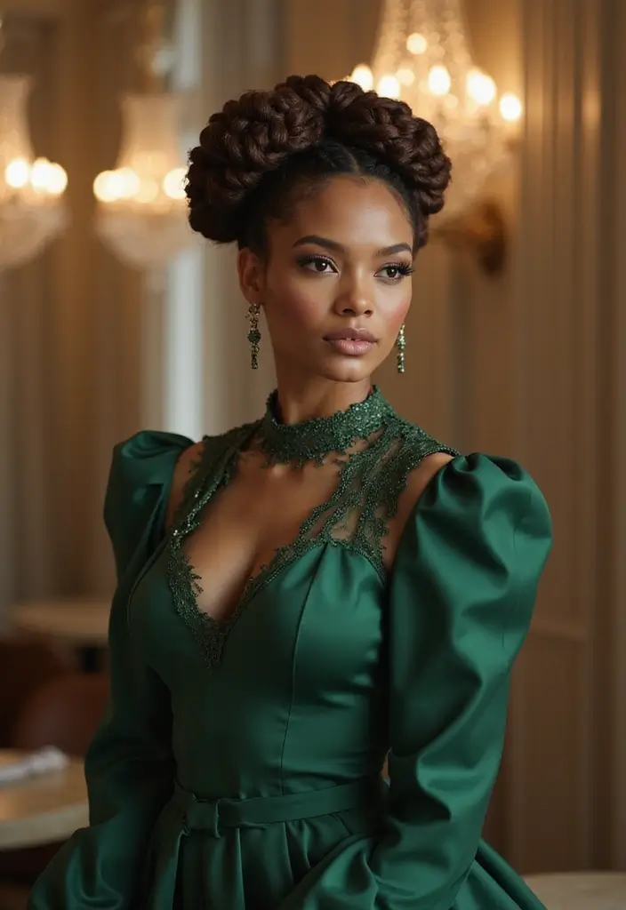 Trending Now: 35 Goddess Braids Styles Everyone’s Obsessed With - 20. Braided Bun Goddess Styles