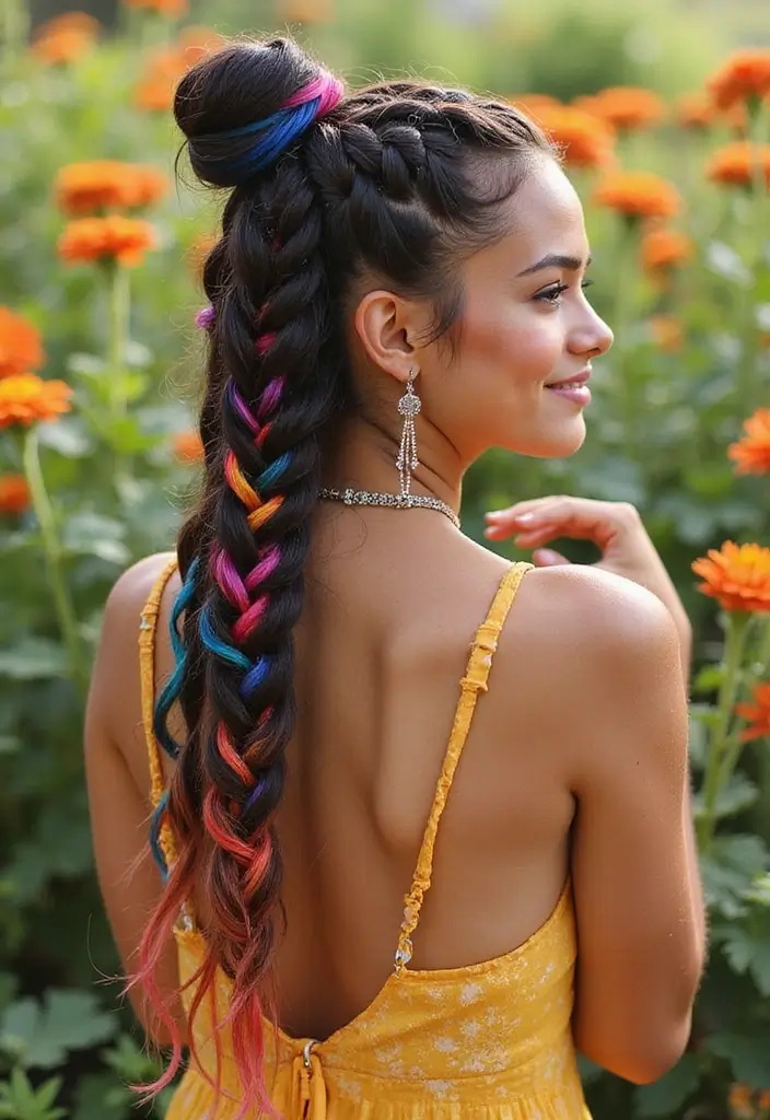 Trending Now: 35 Goddess Braids Styles Everyone’s Obsessed With - 24. Upside-down Goddess Braids