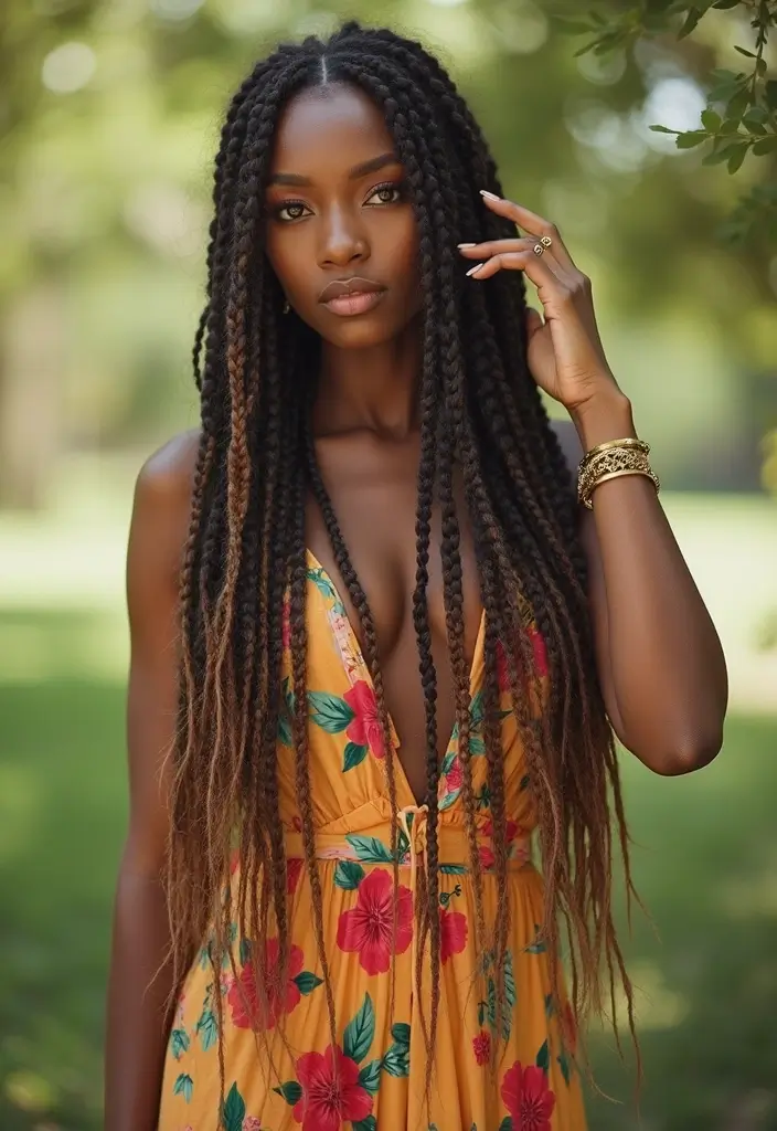 Trending Now: 35 Goddess Braids Styles Everyone’s Obsessed With - 25. Multi-Dimensional Goddess Braids