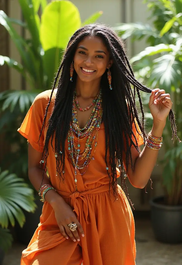 Trending Now: 35 Goddess Braids Styles Everyone’s Obsessed With - 6. Beaded Goddess Braids